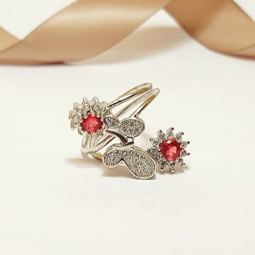 SREBRNI PRSTEN 925 4,24G LEPTIR ***DO 24 RATE*** R1!