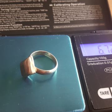 Srebrni prsten (925) ROMB