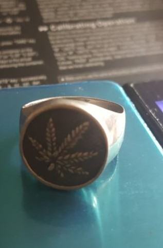 Srebrni prsten (925) TRAVULJA PEČATNJAK V.20