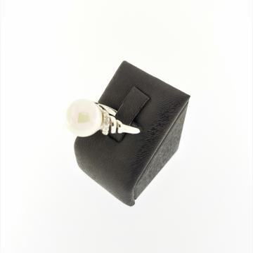 SREBRNI PRSTEN SA BISEROM 4,51g .925, R1, RATE, POVOLJNO!