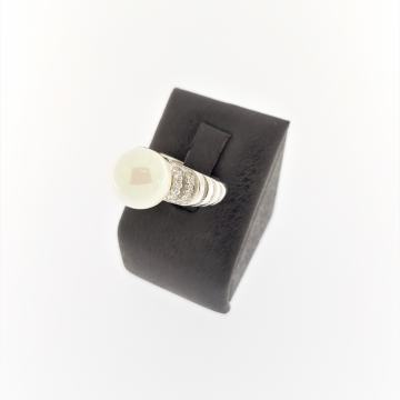 SREBRNI PRSTEN SA BISEROM 5g .925, R1, RATE,  POVOLJNO!