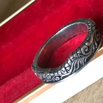 Srebrni prsten , masivni