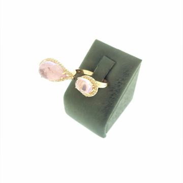 SREBRNI PRSTEN U ROZOJ POZLATI 4,49g .925, R1, RATE, POVOLJNO!