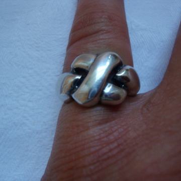 SREBRNI PRSTEN  X 925 DIZAJNERSKI RUČNI RA D925 SREBRO