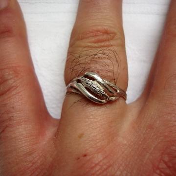 SRERBNI PRSTEN 925 SREBRO VINTAGE 70