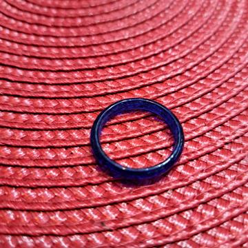 Stakleni prsten - modri