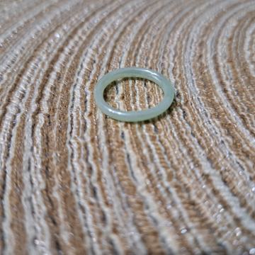 Stakleni prsten - svijetlo tirkizni