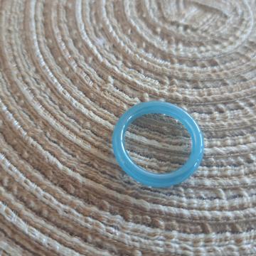 Stakleni prsten - tirkizni