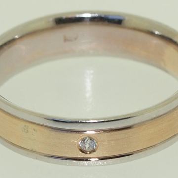 ZLATNI VJENČANI PRSTEN (BURMA) 14K (585) 5,97 grama NOVO • GOLD SHOP •