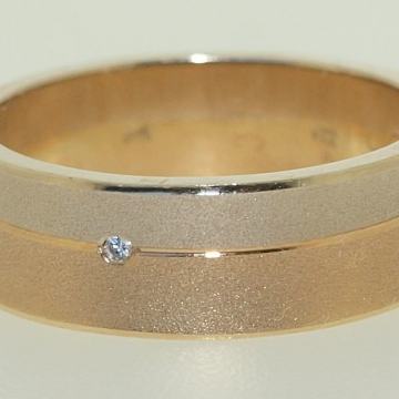 ZLATNI VJENČANI PRSTEN 14K (585) 6,04 grama NOVO • GOLD SHOP •