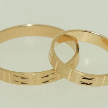 ZLATNO VJENČANO PRSTENJE (BURME) 14K (585) 4,12g NOVO • GOLD SHOP •