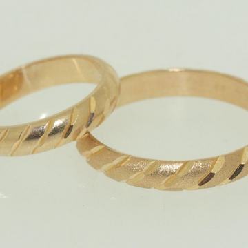 ZLATNO VJENČANO PRSTENJE (BURME) 14K (585) 6,43g NOVO • GOLD SHOP •