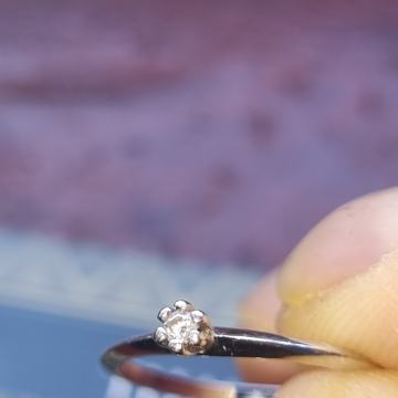 Zarucnicki prsten - 14k bijelo zlato sa dijamantom