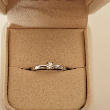 ZAKS Prsten- Bijelo zlato 18k/Dijamant 0.15ct