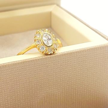 ZLATNI PRSTEN 14K 2.65G  ***DO 24 RATE*** R1!