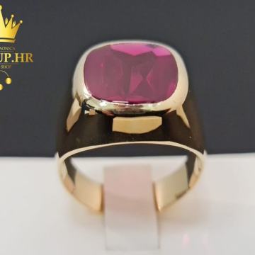 ZLATNI MUŠKI PRSTEN 14K, 11,67G / R1, RATE !