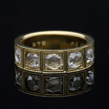 Zlatni prsten s 1,34 karata dijamanata