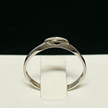 ZLATNI PRSTEN 14K 1,16G S DIJAMANTOM 0,01ct / R1, RATE!