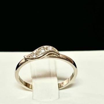 ZLATNI PRSTEN 14K 1.72G S DIJAMANTIMA 0,06 ct / R1, RATE!