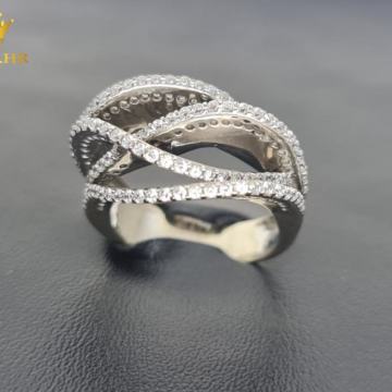 ZLATNI PRSTEN SA CIRKONIMA 10,37G (14K)  / R1, RATE!