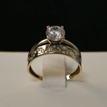 ZLATNI PRSTEN 14K 2,18G / R1, RATE !