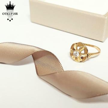 ZLATNI PRSTEN 14K 2,43g / R1, RATE!