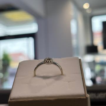 ZLATNI PRSTEN 14K 3,43G BRILJ 0,13CT