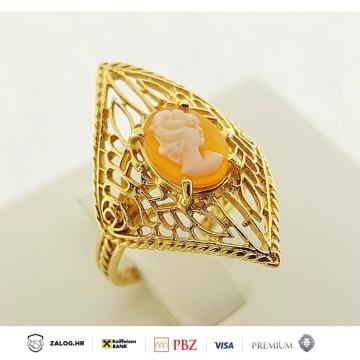 ZLATNI PRSTEN 14K 3,65G ***DO 24 RATE*** R1!
