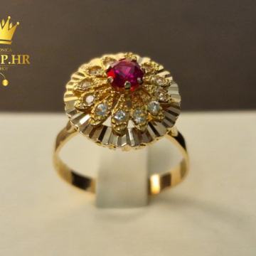 ZLATNI PRSTEN 14K 3,69g / R1, RATE !