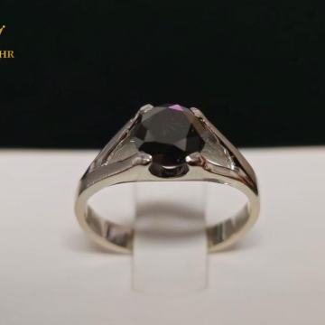 ZLATNI PRSTEN S CRNIM DIJAMANTOM 1,53ct / R1, RATE!