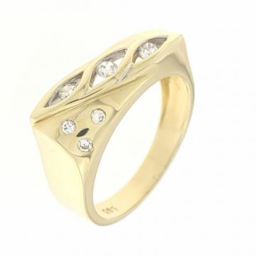 ZLATNI PRSTEN 14K (585) 4,44 grama NOVO • GOLD SHOP •