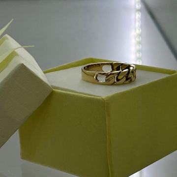 ZLATNI PRSTEN 14K CIRKONI