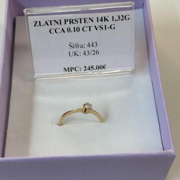 ZLATNI PRSTEN 14K