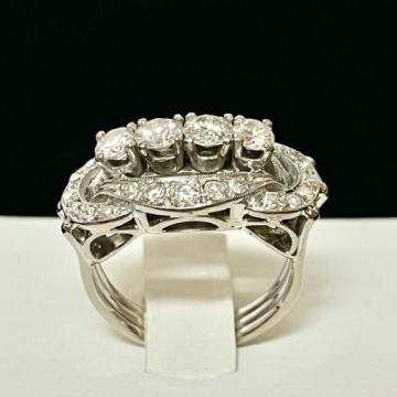 ZLATNI PRSTEN 18K 7.45G S DIJAMANTIMA 2,62ct / R1, RATE!