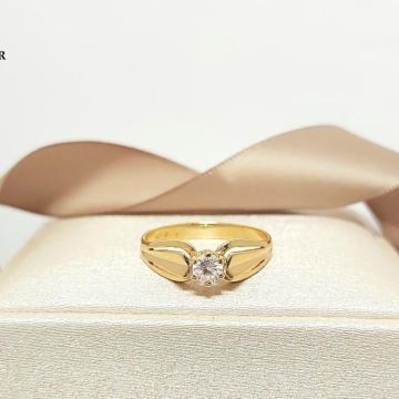 ZLATNI PRSTEN 2,35G (14K) /  R1, RATE !