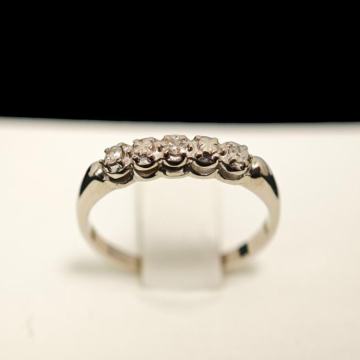 ZLATNI PRSTEN 2.46G 14K S DIJAMANTIMA / R1, RATE !!