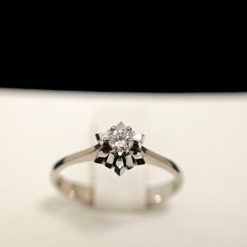 ZLATNI PRSTEN 3.24G 18K SA DIJAMANTOM / R1, RATE !!