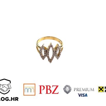 ZLATNI PRSTEN 3.62 G 14K *** DO 24 RATE*** R1!