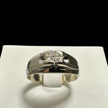 ZLATNI PRSTEN 5.04G .750 S DIJAMANTOM / R1, RATE !!