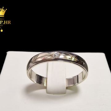 ZLATNI PRSTEN .585 SA DIJAMANTOM 0.02ct / R1, RATE !!