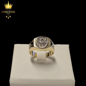 ZLATNI PRSTEN 8,16G 14K / R1, RATE !!