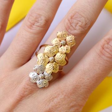 ZLATNI PRSTEN BRAND "RONCO" 18K (750) 4,76g NOVO • GOLD SHOP •