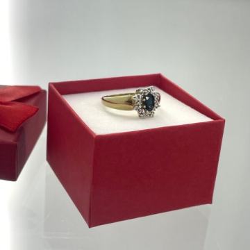 ZLATNI PRSTEN S BRILJANTIMA