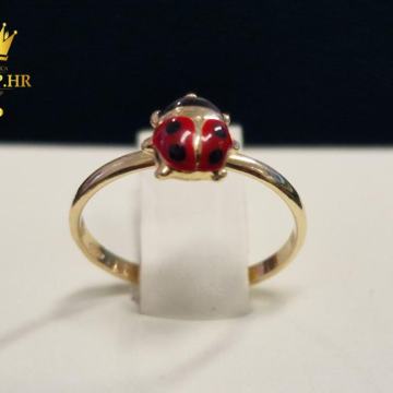 ZLATNI PRSTEN BUBAMARA 1,08G (14K) / R1, RATE !