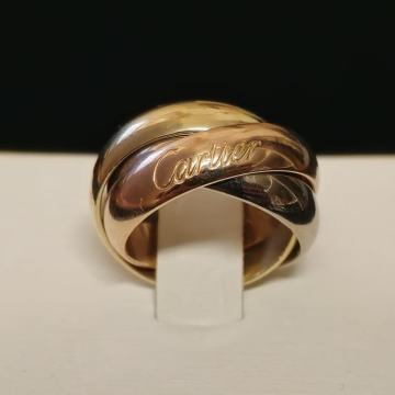 ZLATNI PRSTEN CARTIER TRINITY 18K 14,42G / R1, RATE!