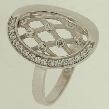 ZLATNI PRSTEN S CIRKONIMA 14K (585) 3,38 grama NOVO • GOLD SHOP •