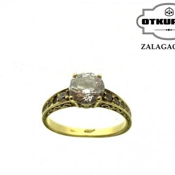 ZLATNI PRSTEN 3,01G 14K / R1, RATE !