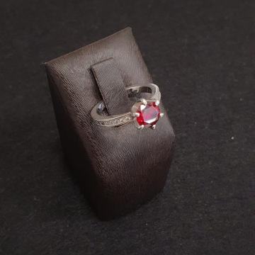 ZLATNI PRSTEN CRVENI KAMEN 14K .585 4,74G ***DO 24 RATE*** R1!