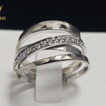 ZLATNI PRSTEN S DIJAMANTIMA 0.11ct 14K / R1, RATE !