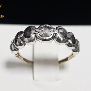 ZLATNI PRSTEN S DIJAMANTIMA  18K / R1, RATE !